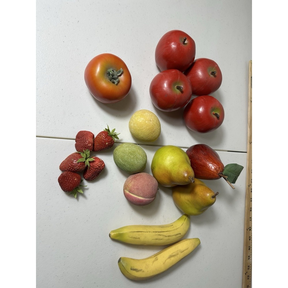 Bag Of Artificial Fruit Decor Display